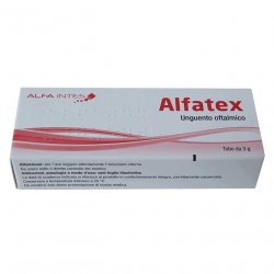 Альфатекс (Эубетал Антибиотико) глазная мазь 3г в Хасавюрте и области фото