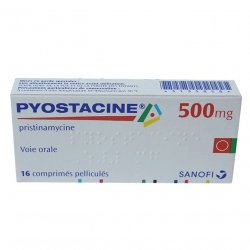 Пиостацин (Пристинамицин) таблетки 500мг №16 в Хасавюрте и области фото